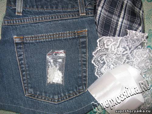 Сумка из джинса, материалы