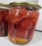 Рецепт маринованной сливы с помидорами