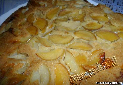 Пирог с яблоками на скорую руку