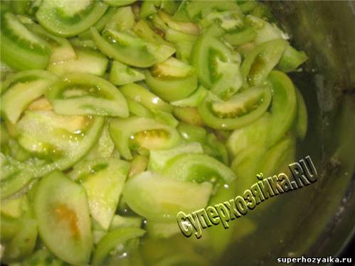 Салат из зеленых помидор