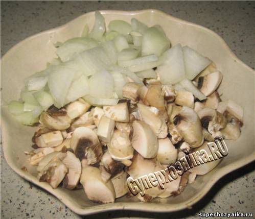 Рецепт грибной начинки для блинов