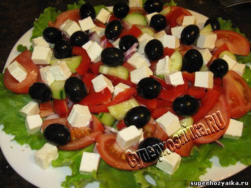 Греческий салат с фото