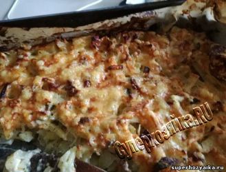 Рецепт быстрой картофельной запеканки