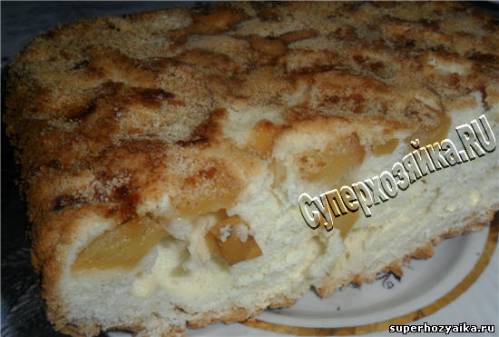 Пирог с яблоками простой рецепт