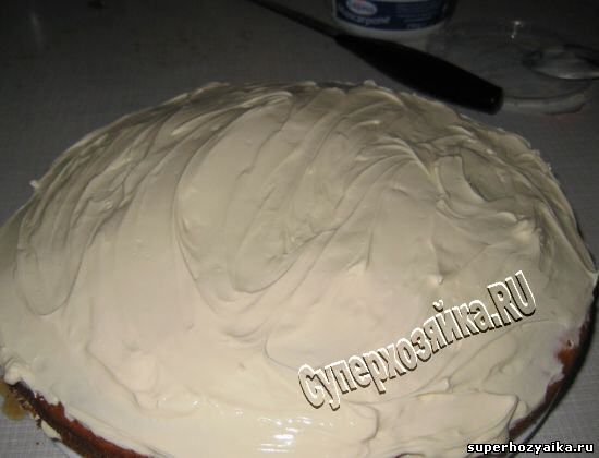 Торт с кремом из маскарпоне
