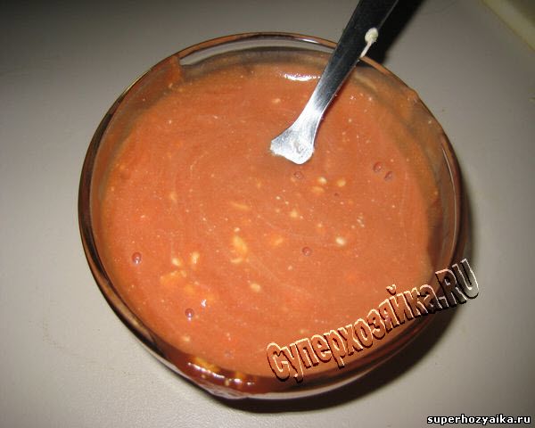 Сметано-томатный соус
